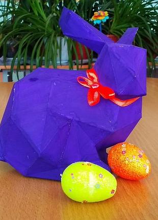 Paperkhan декор интерьера фигура пазл заяц кролик зайка паперкрафт papercraft набор для творчества игрушка