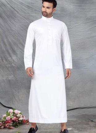 Мусульманский халат thawb -thoub-thoubs- (white -size 56-62)1 фото