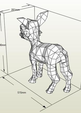 Paperkhan декор интерьера фигура пазл фигура олень паперкрафт papercraft подарочный...