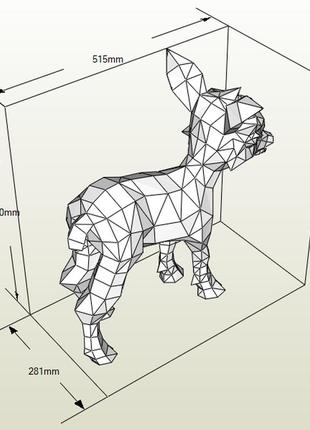 Paperkhan декор интерьера фигура пазл фигура олень паперкрафт papercraft подарочный...