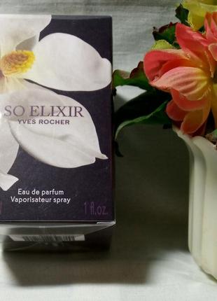 So elixir yves rocher eau de parfum 30 мл, оригинал, винтаж, первые выпуски