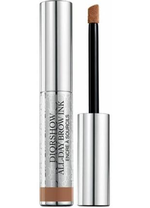 Чорнило-тинт для брів dior diorm all brow day brow ink 021 — medium, тестер