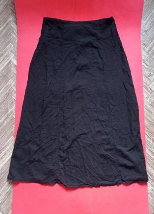Платье чёрное длинное с разрезами amisu2 фото