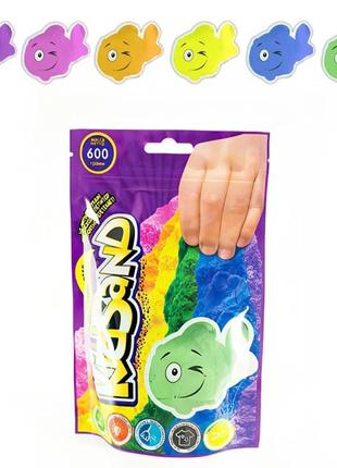 Кінетичний пісок "kidsand" пакет 600г "danko toys"блакитний