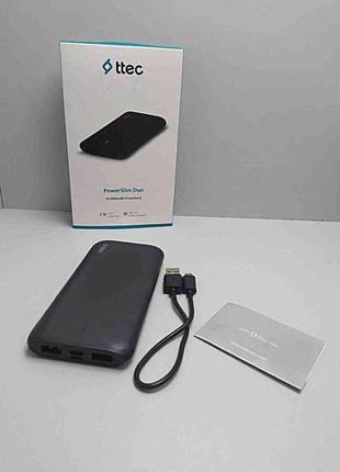 Универсальный внешний аккумулятор повербанк б/у ttec powerslim duo 10000 mah  (2bb183s)