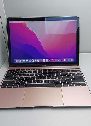 Ноутбук б/у apple macbook a1534 (12.0"/2304х1440/intel core m3 1200 мгц/ram 8gb/ssd256 gb)