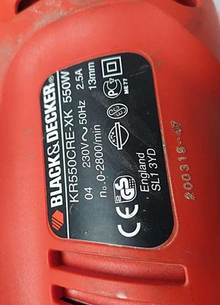 Дрель б/у black & decker kr550cre-xk 7
