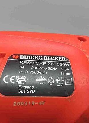Дрель б/у black & decker kr550cre-xk 3