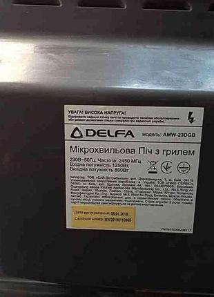 Микроволновая печь свч б/у delfa amw-23dgb