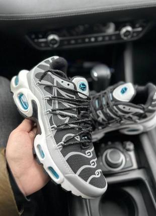 Nike air max tn plus lace toggle black grey5 фото