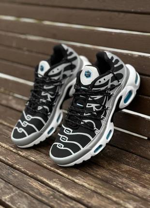 Nike air max tn plus lace toggle black grey1 фото