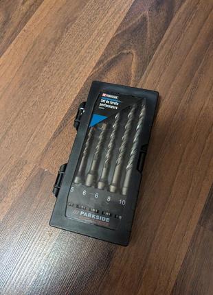 Parkside performance®  набор ударных сверл  sds plus. 2