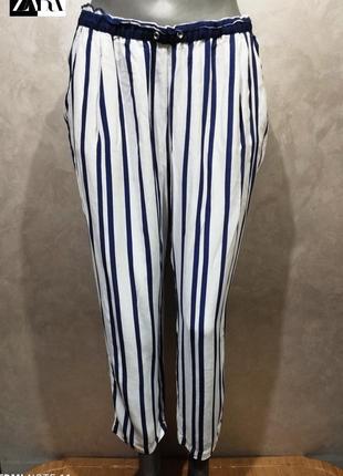 Zara, літні віскозні брюки розмір м