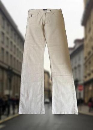 Джинсы armani jeans italy оригинальные песочные, новые