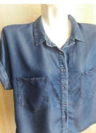 Zara.укорочена рубашка.блузка.р
46/50.