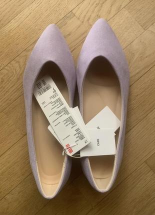 Нежные балетки uniqlo