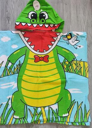 Дитячі пончо. дитячі рушники пончо на пляж, в басейн.