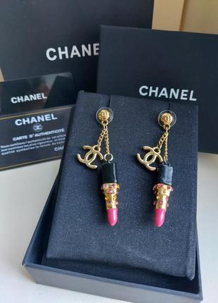 Винтажные серьги chanel, un vintage 2004 год