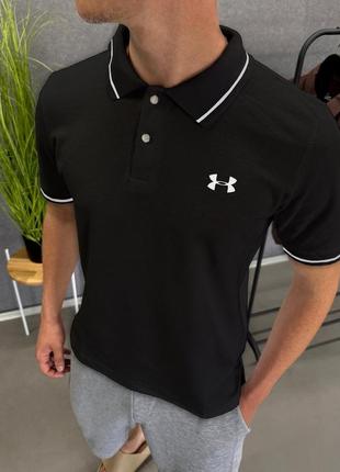 Акция! мужская футболка поло тенниска under armour, андер, коттон