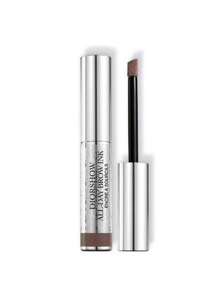 Чернила-тинт для бровей dior diorshow all brow day brow ink 002 - dark, тестер