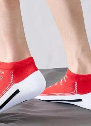 Набор короткие носки (39-42) 5 пар под кеды3 фото