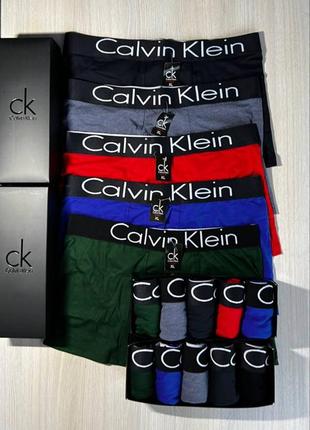 Модель calvin klein чорна резинка (в коробці 5 штук)