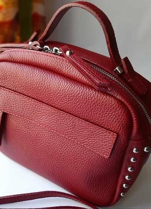 Кожаная сумка кросс-боди итальялия