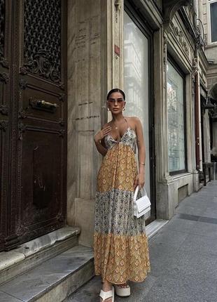 Бавовняний сарафан сукня zara