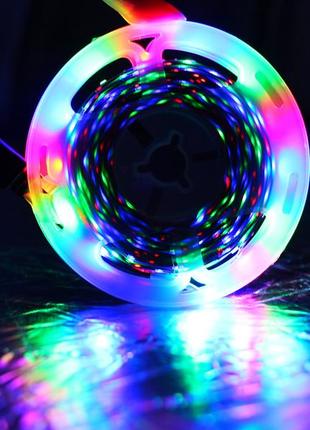 5м кольорова led rgb  стрічка bluetooth