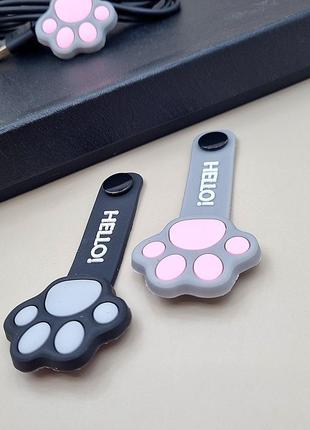 Силиконовая стяжка органайзер держатель для проводов