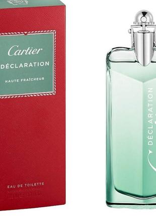 Оригинальный cartier declaration haute fraicheur 100 ml туалетная вода