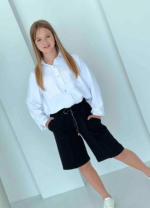 Детский костюм шорты багги + блузка