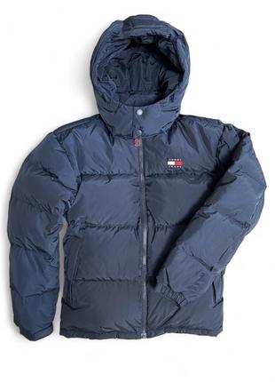 Новий оригінальний чоловічий пуховик Flaggenlogo tommy hilfiger jeans alaska puffer jacket розмір: xs, s, m6 фото