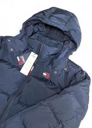 Новий оригінальний чоловічий пуховик Flaggenlogo tommy hilfiger jeans alaska puffer jacket розмір: xs, s, m7 фото
