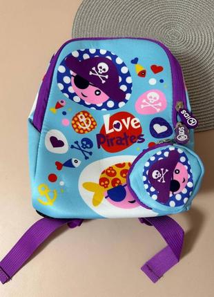 Дитячий рюкзак на дівчинку 1-2-3-4-5 років рюкзачок і гаманець