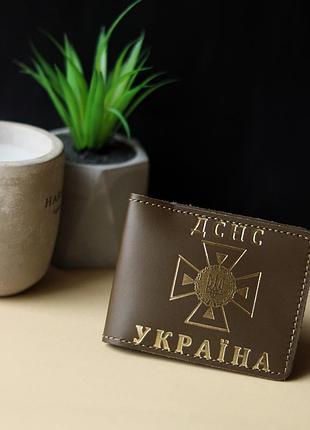 Обкладинка "дснс" хакі з позолотою.