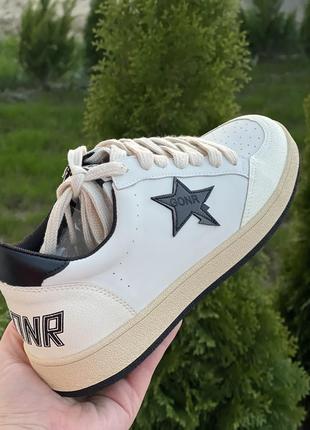 Грешные кеды кожа женские в стиле golden goose