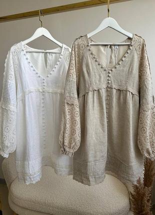 Льняное платье 3