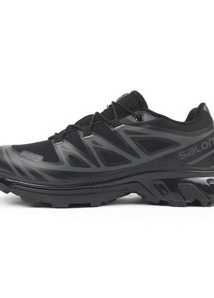 Salomon xt-6 gtx quick-lace mesh кроссовки мужские черные