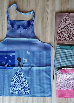 Фартух кухонний, жіночий фартух для дому