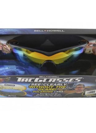 Окуляри тактичні сонцезахисні tag glasses поляризовані антивідблискові для водіїв різнокольорові6 фото
