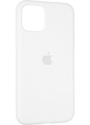 Чехол fiji silicone case для apple iphone 12 бампер накладка full soft white