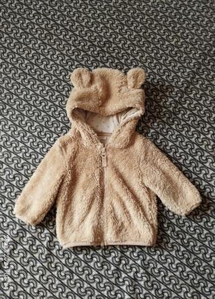 Кофточка на замку ведмедик
