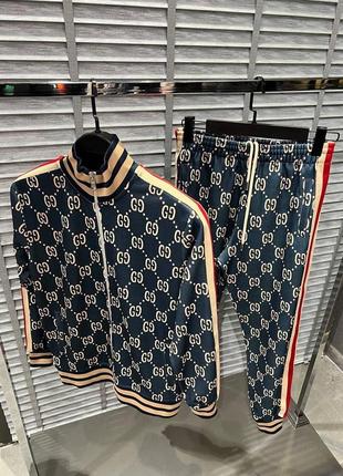 Костюм спортивный мужской gucci с принтами