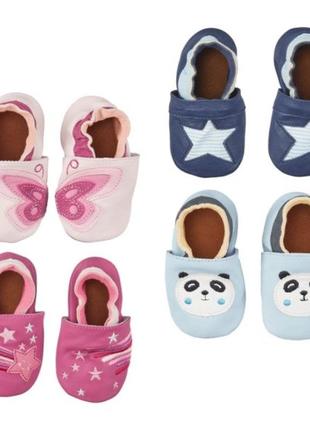 Детские пинетки, обувь кожа