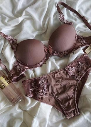 Красивий набір комплект жіночої білизни, трусики і бюстгалтер, р.34/65в, la rouge
