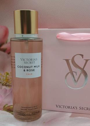 Парфумований міст для тіла та волосся coconut milk & rose  natural beauty victoria's secret.