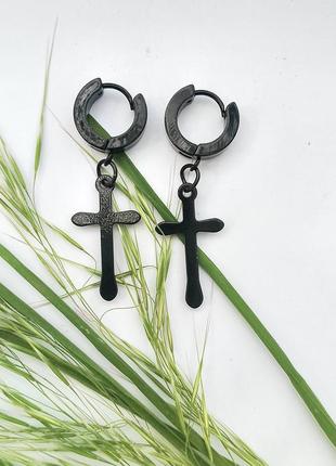 Сережки хрести