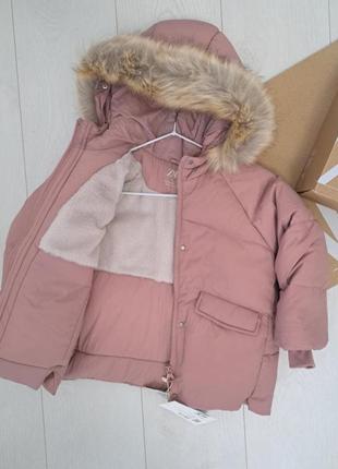 Пуховик зара zara 98р.