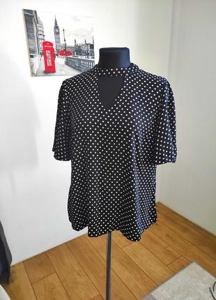 Блуза футболка в горох